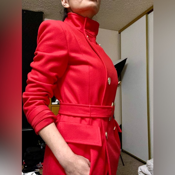 Versace Red trench coat - Picture 9 of 14